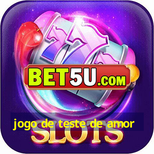 jogo de teste de amor